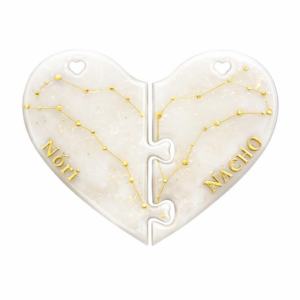 Constellation páros biléta – gazdi & kutyus puzzle szív